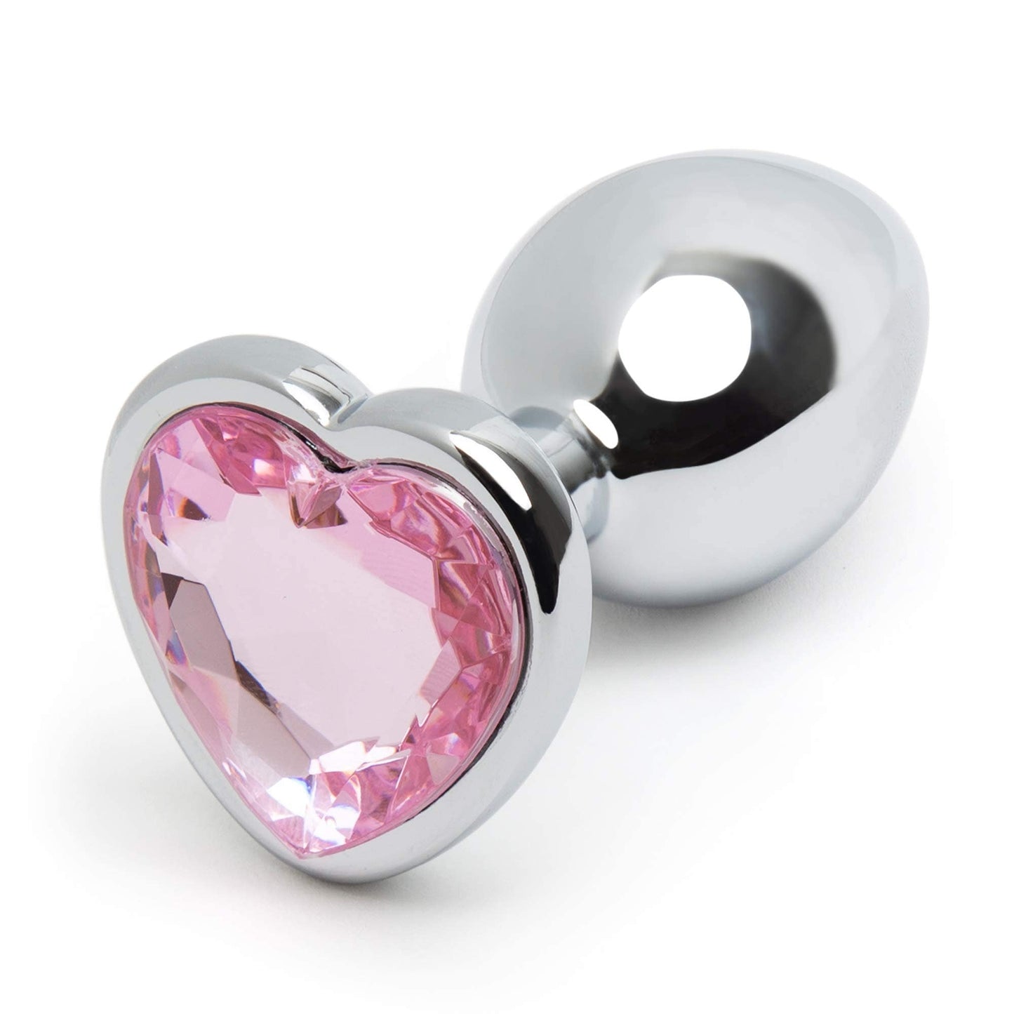 Heart Shaped Pink Gem Buttplug